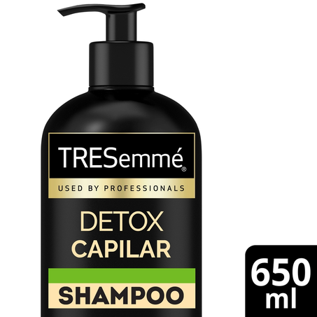 Shampoo Tresemme Detox Capilar Matcha e Gengibre Pump Frasco Com