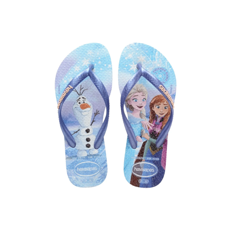 CHINELO HAVAIANAS INFANTIL SLIM PRINCESA ROXO FANTASIA 29/30