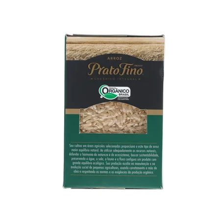 ARROZ PRATO FINO 500G ORGANICO 360-27