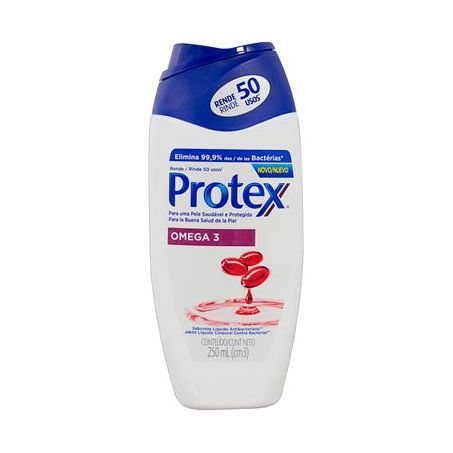 SABONETE LIQ PROTEX 250ML OMEGA 3
