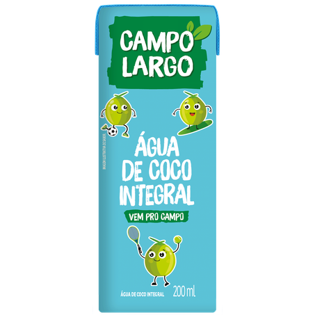 Agua De Coco Campo Largo 200ml
