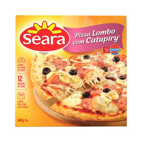 Pizza seara lombo com catupiry 460g