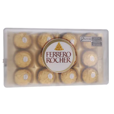 Chocolate Ferrero Rocher com 12 Unidades 150G 360-35