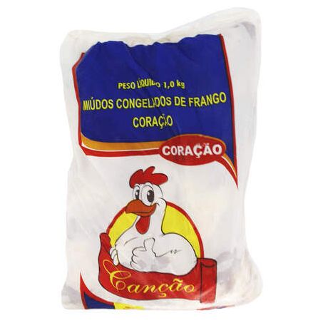 CORAÇÃO FRANGO CANÇÃO PCT 1KG