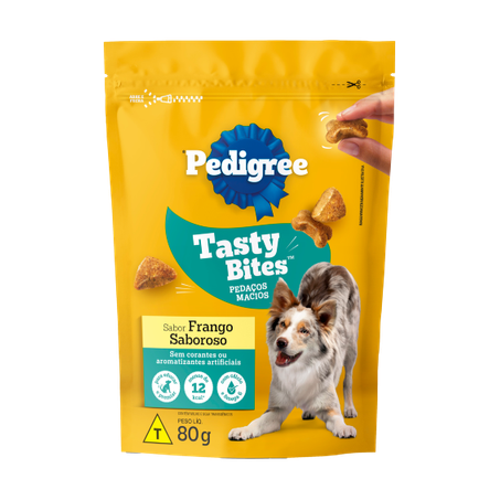 Petisco Tasty Bites Pedigree Frango 80g