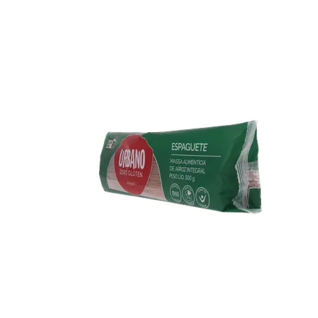 Macarrão Espaguete de Arroz Integral Sem Glúten Urbano 500G 360-6