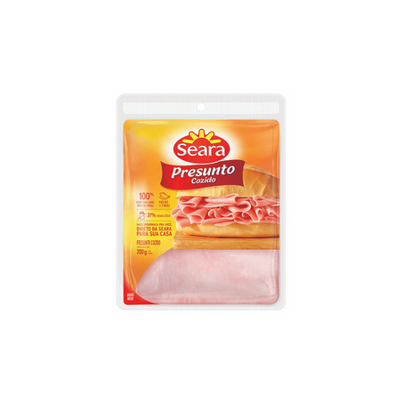 Presunto seara 350g fatiado cozido