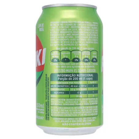 BEBIDA FRUKI SABOR LIMÃO LATA 350ML 360-24