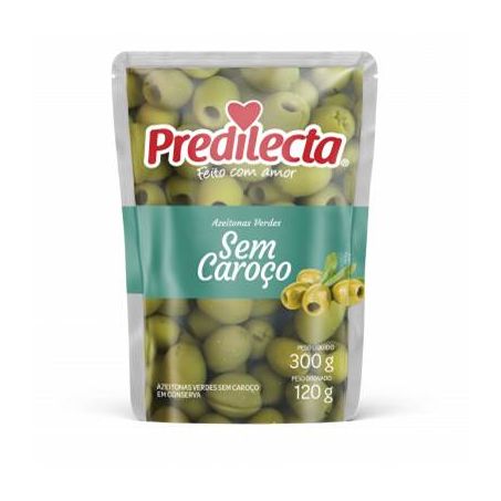 AZEITONAS PREDILECTA VERDES CONSERVA S/ CAROCO 120G