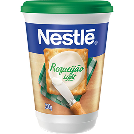 Requeijão Cremoso Nestlé 200g - Light - Pote