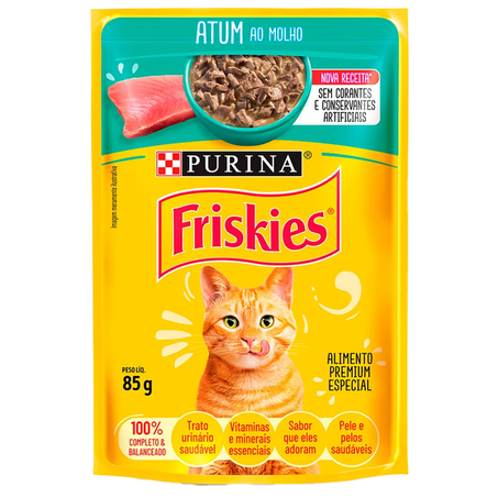 FRISKIES ATUM AO MOLHO 85G