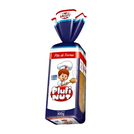 PAO DE FORMA PLUF NUT 400G