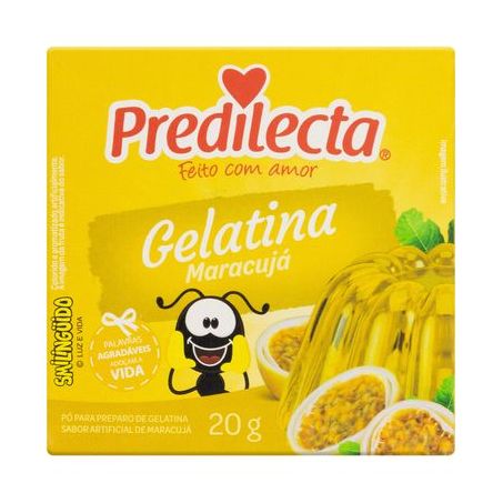 GELATINA PO PREDILECTA 20G MARACUJA