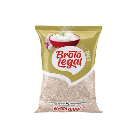 Arroz Tipo 1 Broto Legal Pacote 5KG