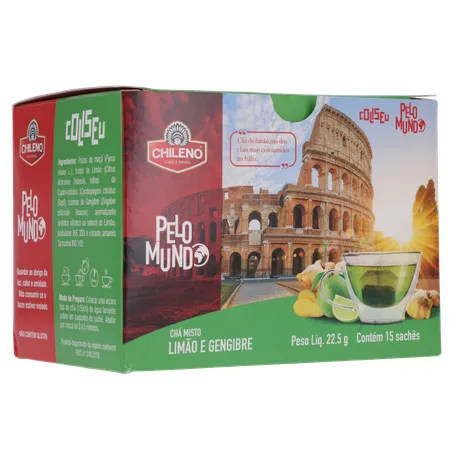 Cha chileno pelo mundo coliseu 22g 360-33