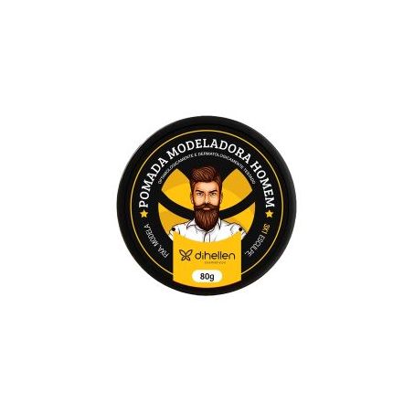 POMADA MODELADORA HOMEM DIHELLEN 80 G             