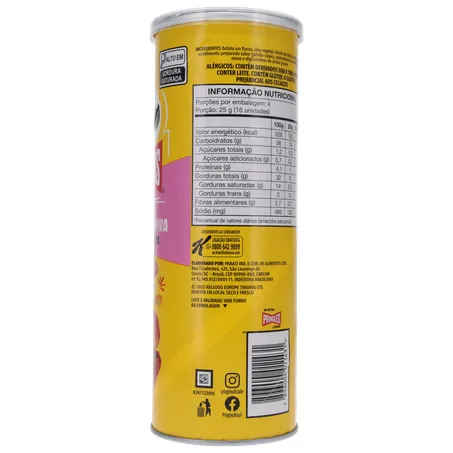 SALGADINHO BATATA PRINGLES GOSTINHO BRAZUCA GALINHA CAIPIRA LATA 100G 360-9