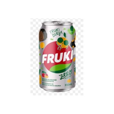 Refrig fruki guarana com bergamota zero 350ml lata