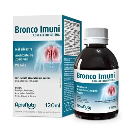 BRONCO IMUNI + ACETILCISTEÍNA 120ML APISNUTRI