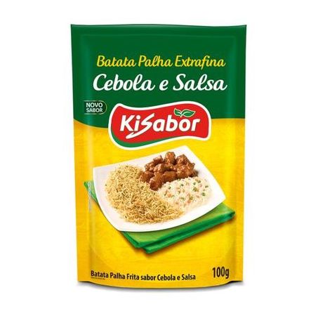Batata Palha Kisabor Extra Fina Cebola/Salsa 100g