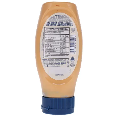 Maionese Apimentada Hellmann's NBA Chicago Bulls Frasco 335gr 360-2