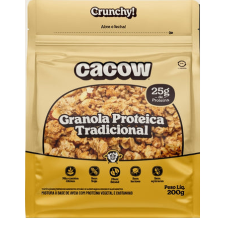 GRANOLA PROTEICA TRADICIONAL CACOW 200G