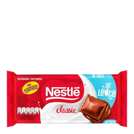 CHOCOLATE NESTLE CLASSIC AO LEITE 80G (090356)