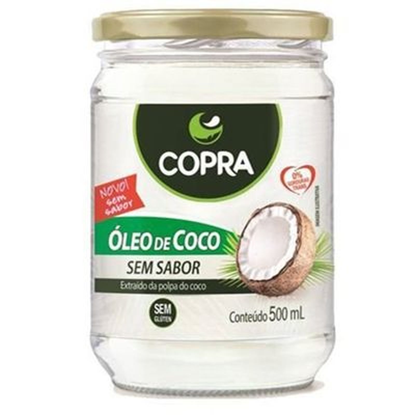 Óleo de Coco Sem Sabor Copra 500ml