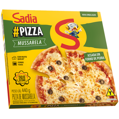 PIZZA SADIA MUSSARELA 440G