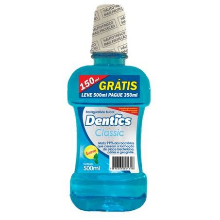 ENXAGUANTE BUCAL DENTICS CLASSIC LV 500 PG 350 ML 