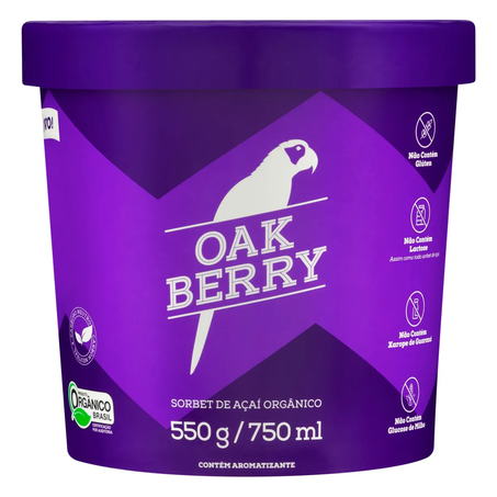 ACAI OAKBERRY 750ML ORGANICO