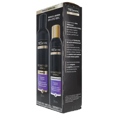 Shampoo Tresemme 350ml + Condicionador Reconstrução Força 175ml 360-5