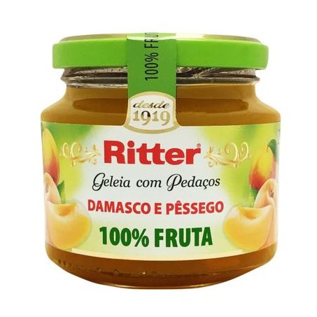 Geléia Ritter Damasco E Pêssego Embalagem 260G