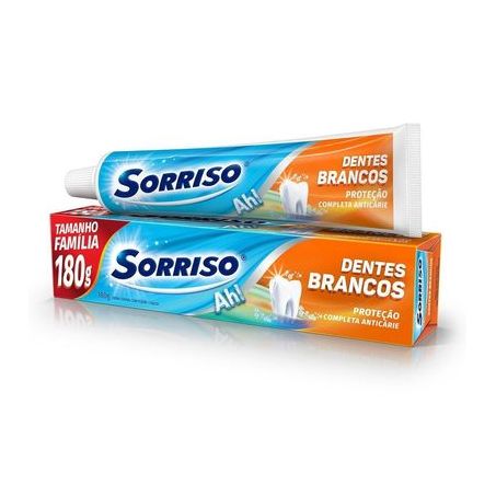 CREME DENTAL SORRISO DENTES BRANCOS 180G