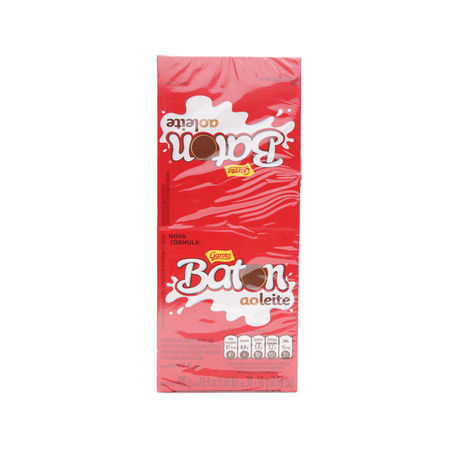 Choc baton garoto ao leite 30un 360-0