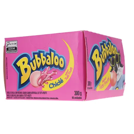 Chicle Bubbaloo Tutti Frutti 60 Unidades 5g 360-3