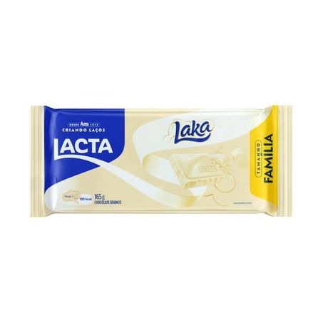 Chocolate Barra Lacta Laka Embalagem 165G