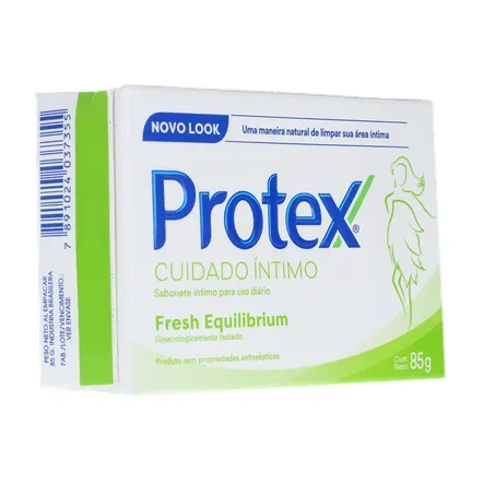 SABONETE ÍNTIMO BARRA PROTEX FRESH EQUILIBRIUM CAIXA 85G 360-32