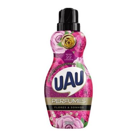Amaciante Uau Concentrado Flores e Sonhos 500ml