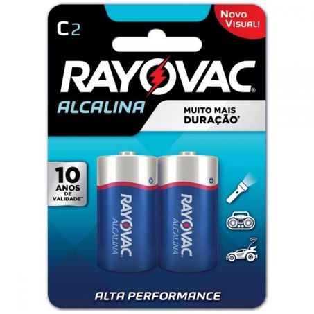 Pilha sm rayovac media c2 2un