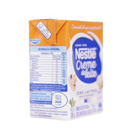 Creme De Leite Leve Zero Lactose Nestlé 200G 360-50