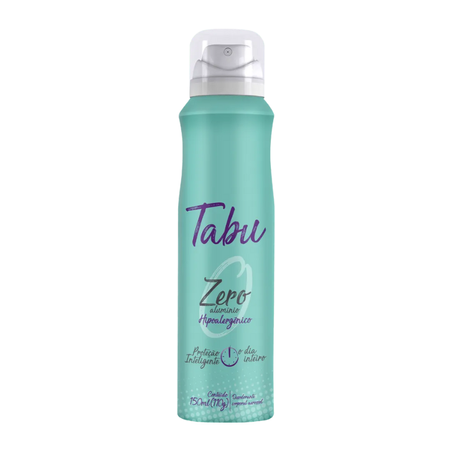 DESOD AERO TABU 150ML ZERO ALUMINIO