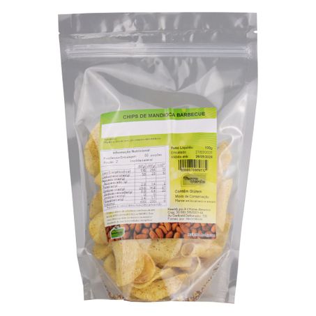 CHIPS DE MANDIOCA BARBECUE 100G