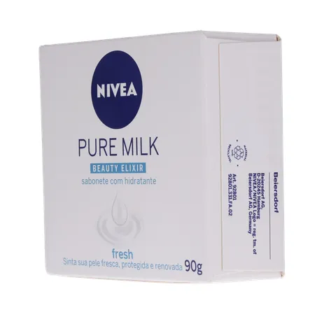 Sabonete nivea hidratante pure milk fresh caixa 90g 360-23