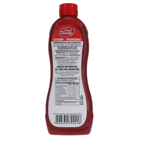 Ketchup dom fiorelo tradicional 400g 360-18