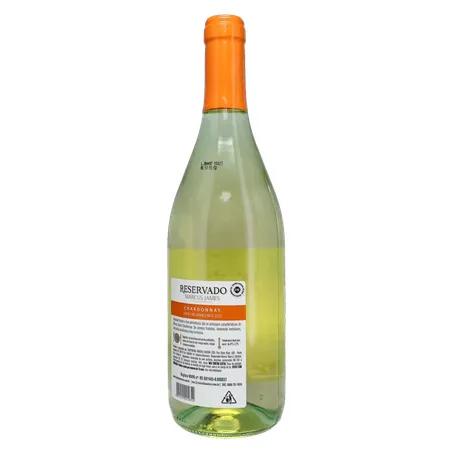 Vinho Brasileiro Branco Meio Seco Marcus James Chardonnay Serra Gaúcha Garrafa 750ml 360-21