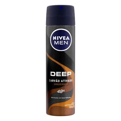Desodorante aero masc deep carvao nivea 150ml