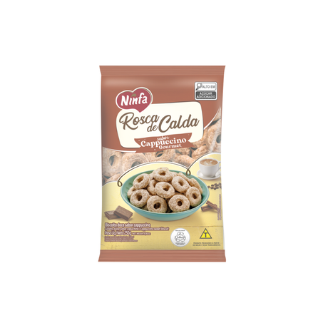 Biscoito rosca de calda cappuccino ninfa 250g
