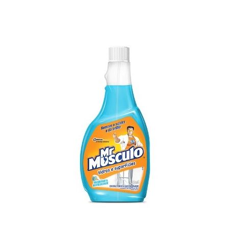 LIMP VIDRO MR MUSCULO 500ML REF