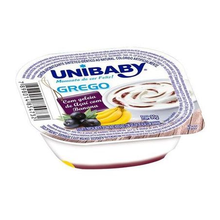 Iogurte Unibaby 90g Grego Acai Banana